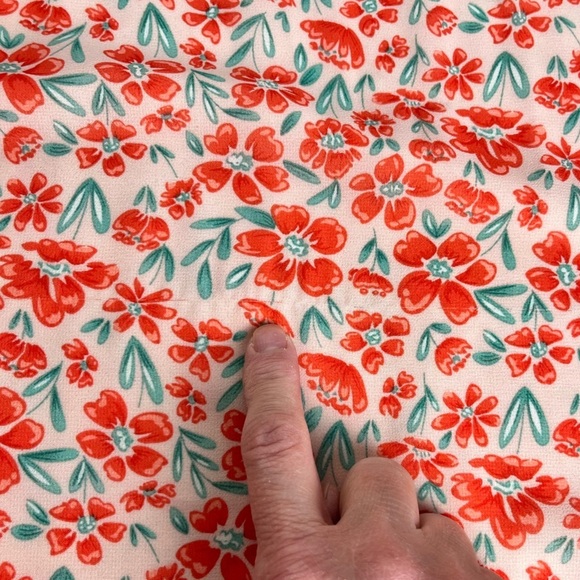 Pink Lily Peach Floral Babydoll Maxi Dress with Smocked Back Size Small - Picture 11 of 12